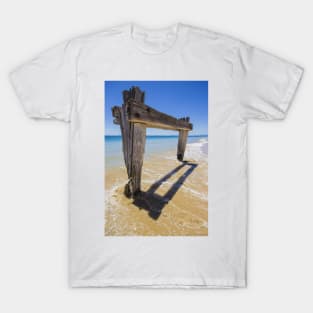 The Old Cattle Jetty, Observation Point, Point Nepean, Mornington Peninsula, Victoria, Australia. T-Shirt